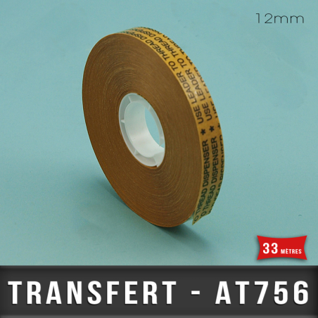 ADHESIF TRANSFERT pour ATG 12mm X33M