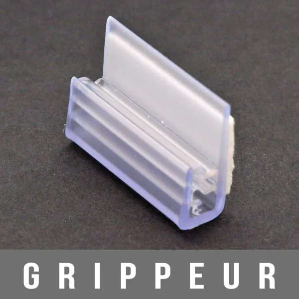 Gripper adhésif en "J"