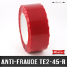 Adhésif anti-fraude Rouge 45mm