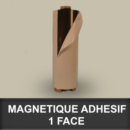 Magnétique  adhésif 1 face EP 0,8mm