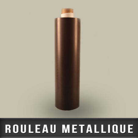 Rouleau metallique recepteur neutre EP 0,4mm