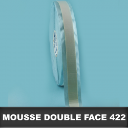Format mousse adhésive double face 0,8mm 25X5mm