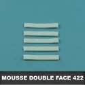 Format mousse adhésive double face 0,8mm 25X5mm