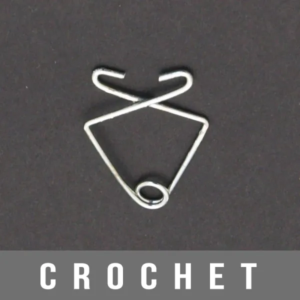 Crochet metal faux plafond