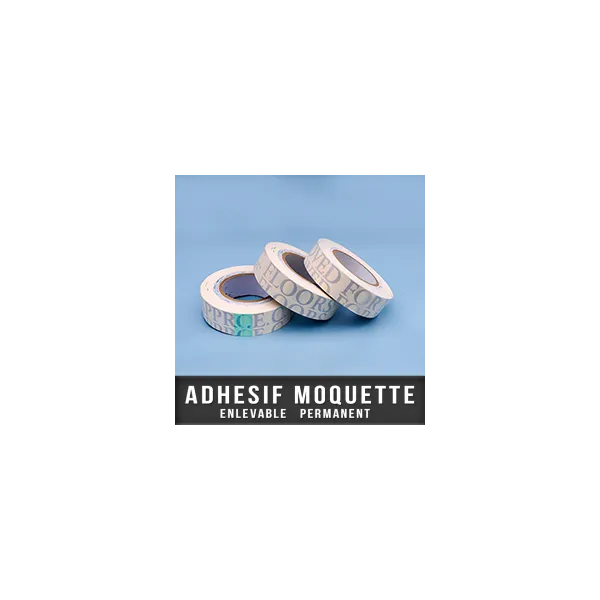 Adhésif moquette enlevable