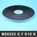 Mousse PE double face adhésive acrylique Ep 1,1mm - Noir