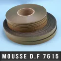 Mousse PE double face adhésives acrylique Ep 0,420mm - Noir