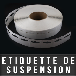 Etiquette de suspension
